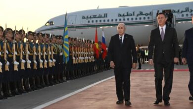 President Tebboune inaugurates the meeting of Algerian-Russian businessmen - Al-Hiwar Al-Jazairia