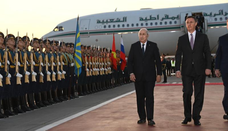 President Tebboune inaugurates the meeting of Algerian-Russian businessmen - Al-Hiwar Al-Jazairia