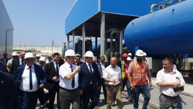 Arkab inspects the project of completing the sea water desalination plant in Korso - Al-Houwar, Algeria