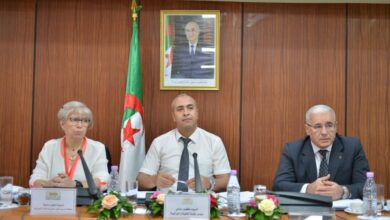 In pictures.. Boghali attends part of the work of the Algerian Finance and Budget Committee - Al-Hiwar