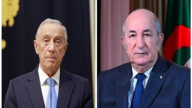 President Tebboune held a phone call with his Portuguese counterpart - Al-Hiwar Al-Jazairia