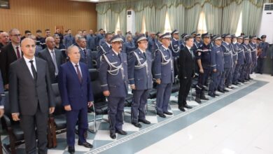 Promotion of 5424 members of the Civil Protection to various ranks - Al-Hiwar Al-Jazaeryia