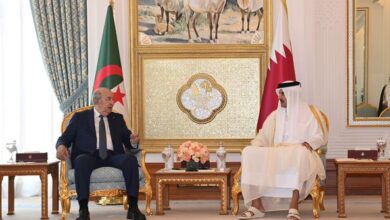 The Emir of the State of Qatar stresses the importance of his talks with President Tebboune