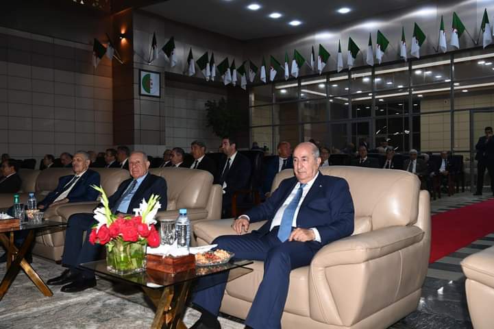 The President of the Republic supervises a ceremony at the National Army Club on the occasion of the 61st anniversary of Independence and Youth Day - Al-Hiwar Al-Jazairia