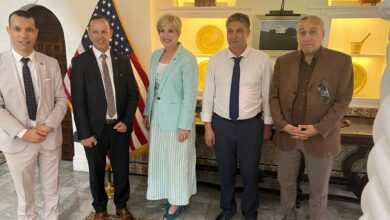 The delegation of the Foreign Affairs Committee talks with the US ambassador to Algeria - Al-Hiwar Al-Jazaeryia