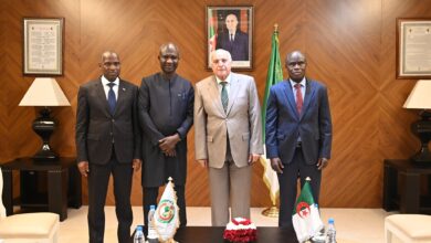 In pictures.. Ataf hands over copies of President Tebboune's initiative to ECOWAS ambassadors to resolve the crisis in Niger - Al-Hiwar Al-Jazaeryia