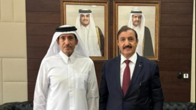 The Algerian Ambassador to Qatar meets with the Chairman of the Board of Directors of Al Jazeera Media Network - Al-Hiwar Algeria