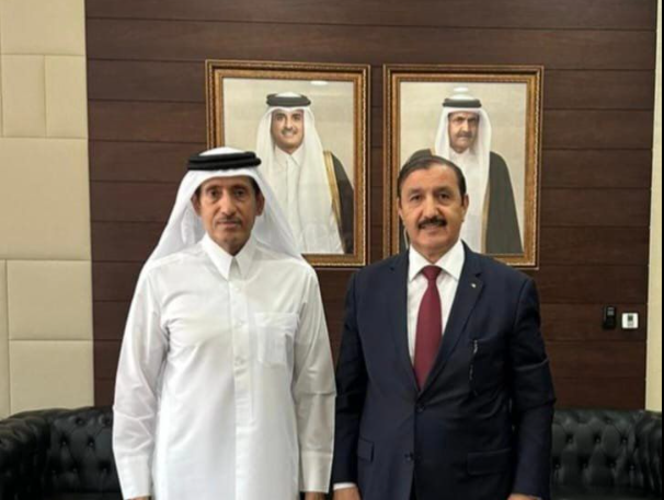 The Algerian Ambassador to Qatar meets with the Chairman of the Board of Directors of Al Jazeera Media Network - Al-Hiwar Algeria