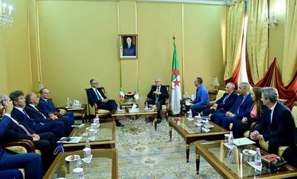 The Minister of Justice receives the President of the Italian Council of State - Algerian Dialogue