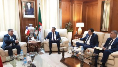 Arkab receives the Chilean ambassador to Algeria - Algerian Dialogue