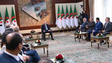 The President of the Republic receives directors and officials of some national media outlets - Al-Hiwar Algeria