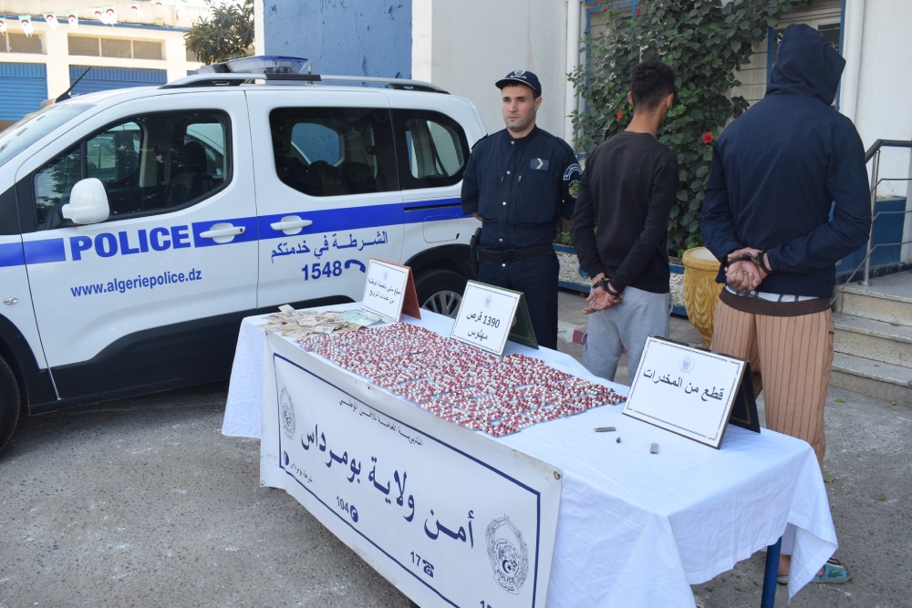 This is the result of the activity of the police's anti-narcotics services