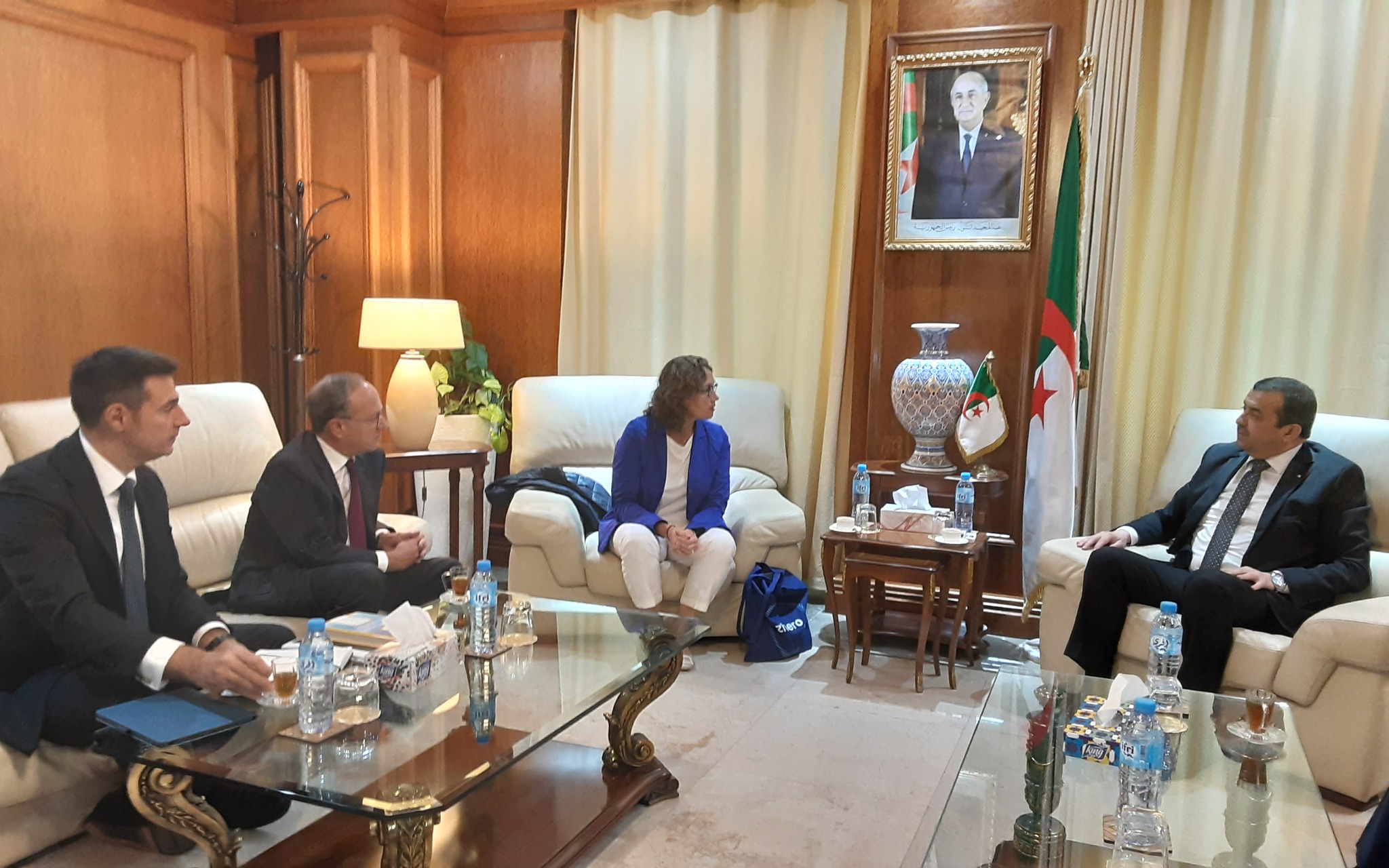 Arkab receives the President and General Director of the Italian company “ZHERO” - Algerian Dialogue