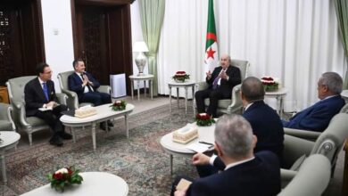 The President of the Republic receives French Foreign Minister Gerald Dermanin - Algerian Dialogue