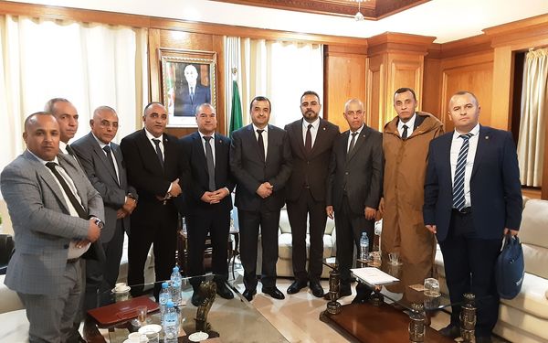 Arkab receives representatives of the National People's Assembly from the Algerian state of M'Sila - Al-Hiwar