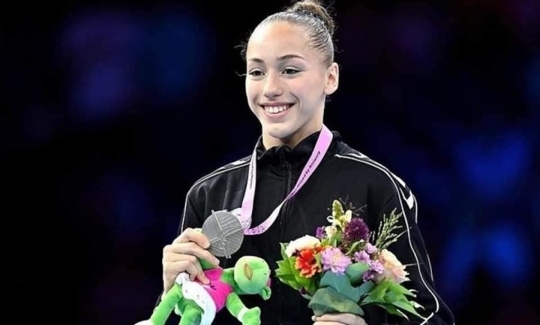 Kilia Nammour wins gold in the Gymnastics World Cup... and the president congratulates her - New Algeria