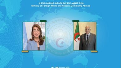 Attaf receives a phone call from the Executive Director of the United Nations Office - New Algeria