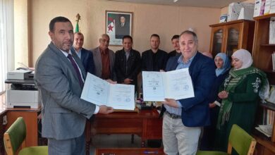 For the benefit of students.. A partnership between the University of Continuing Education and the Marine Fisheries Chamber - New Algeria