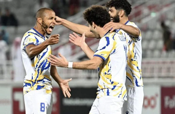 In the video... Watch Brahimi's beautiful goal against Al-Gharafa - New Algeria