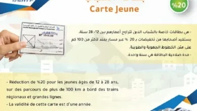 SNTF launches special cards for youth - New Algeria