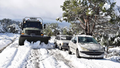 Snow closes roads and isolates villages in many states