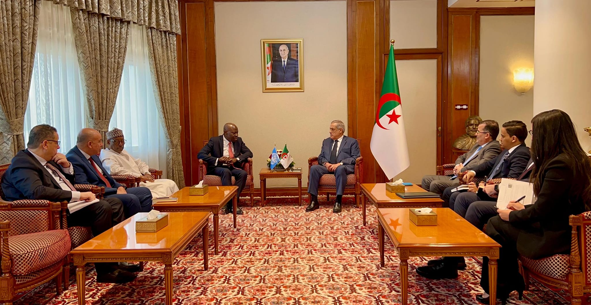 Al-Arbawi receives the Director-General of the International Labor Organization - Al-Hiwar Algeria