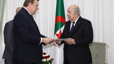 The President of the Republic receives the Minister of Foreign Affairs of Belarus - New Algeria