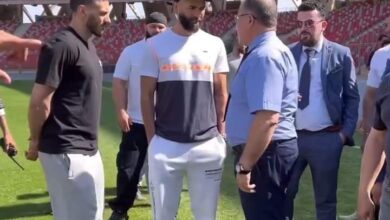 Benzema visits Miloud Haddi Stadium in Oran - New Algeria